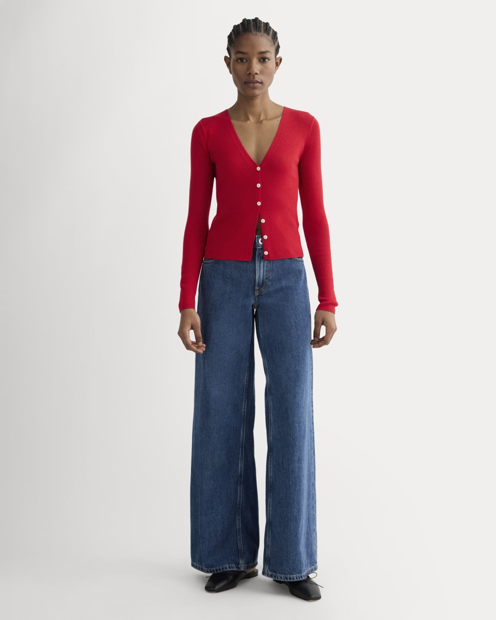 The Cardigan in Ultrasoft Merino | Classic Red – Everlane