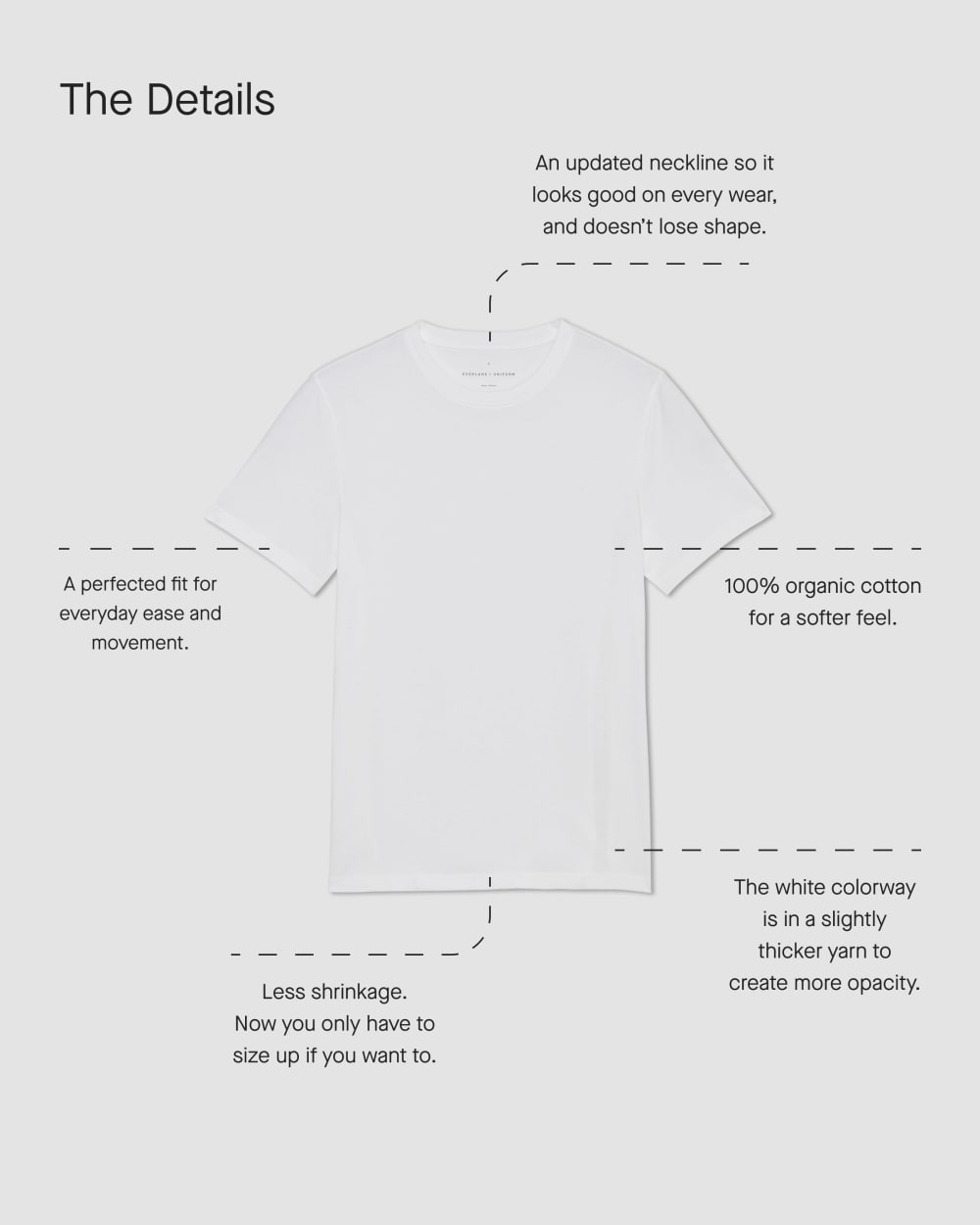 The Essential Organic Crew | Heathered Oat – Everlane