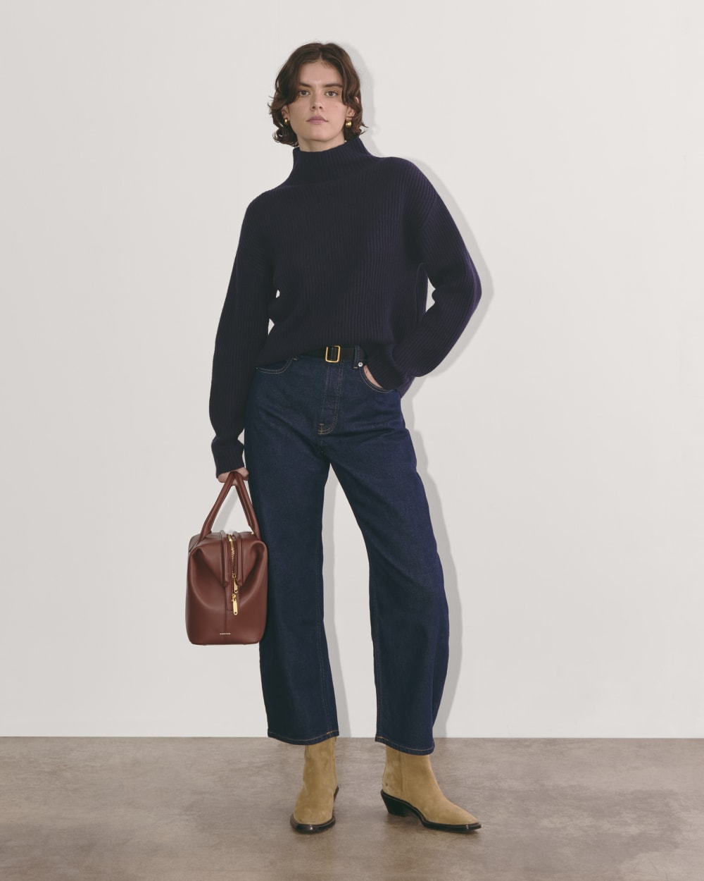 womens-wool-cashmere-fisherman-sweater-navy