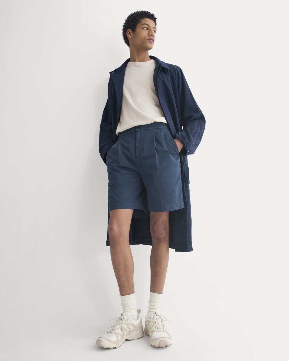Pleated Easy Short | Midnight Navy – Everlane