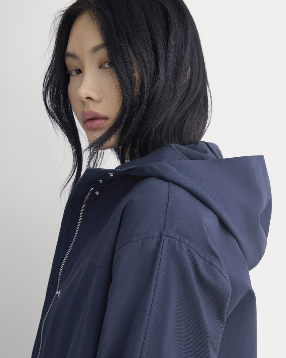 Hooded Field Jacket | Navy – Everlane