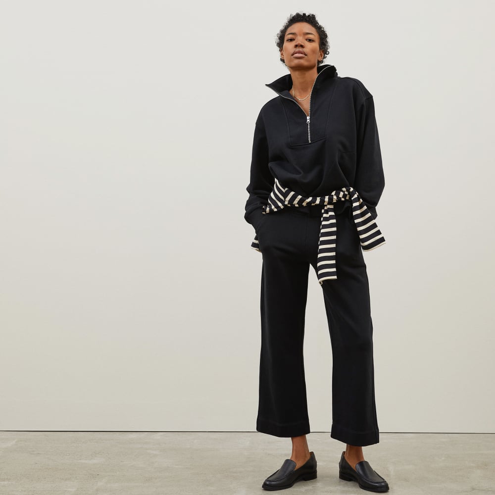 The Track Half-Zip | Black – Everlane