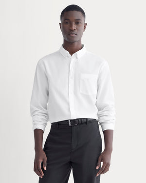 Washed Poplin Shirt | White