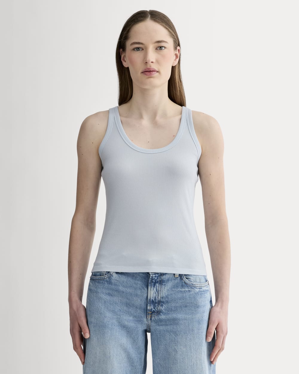 womens-shimmy-scoop-neck-tank-airblue | primary