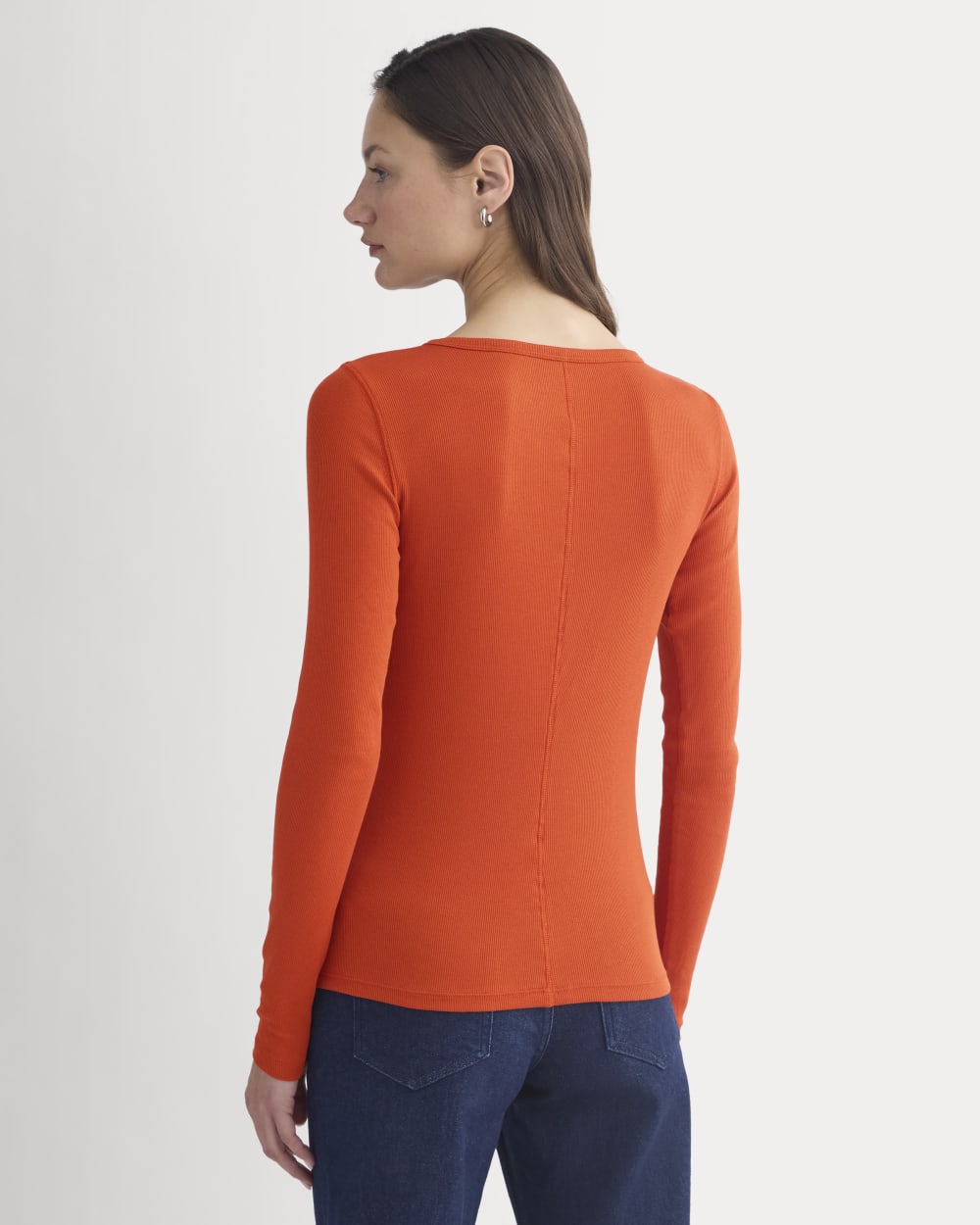 womens-supima-rib-long-sleeve-crew-rust