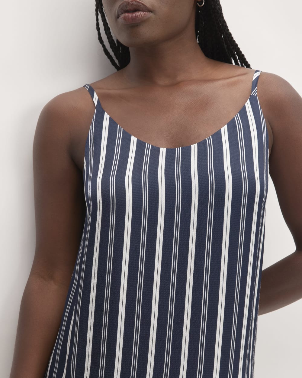 The Hammered Satin Slip Dress