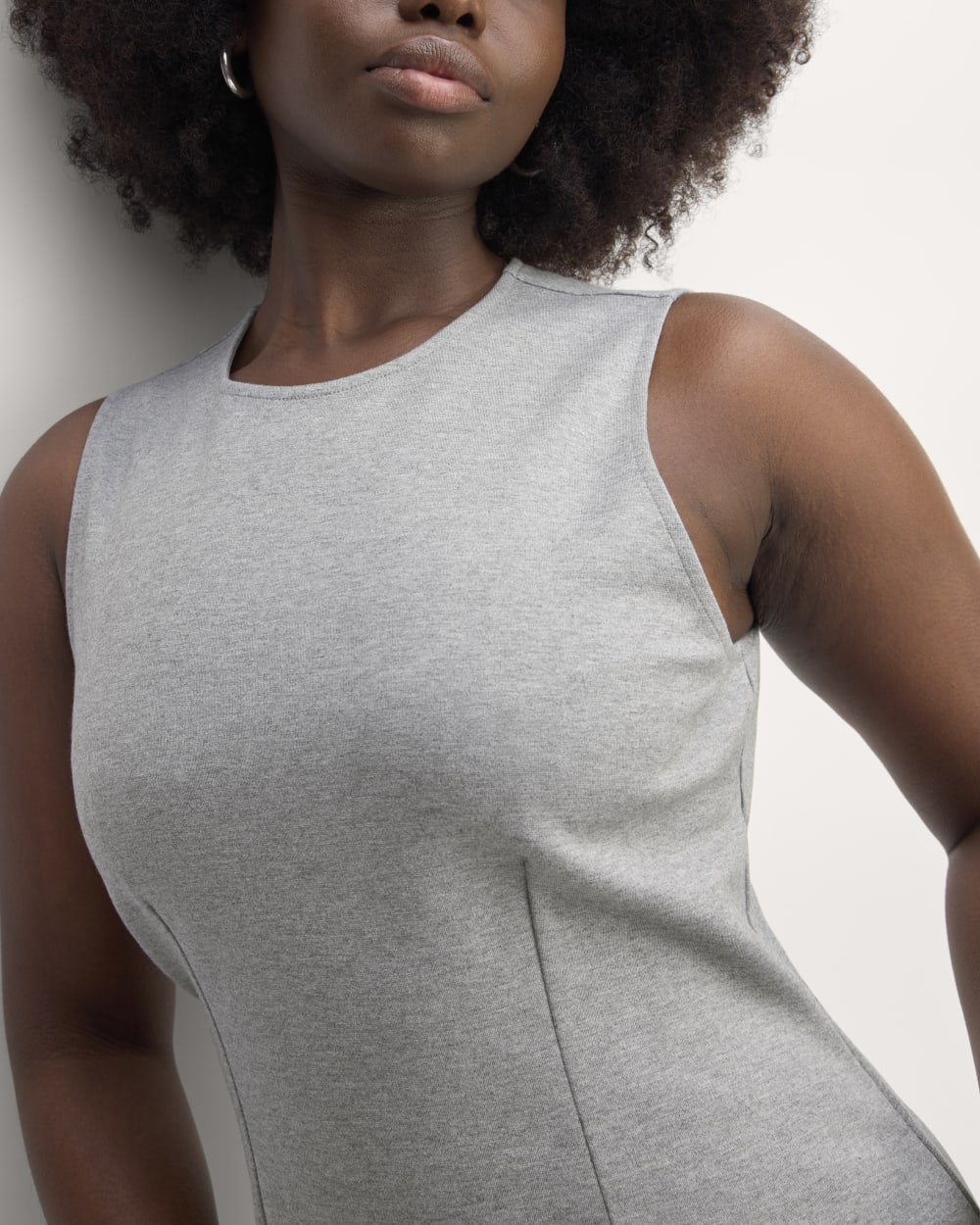 The Dream '90s Shift Dress | Mid Heather Grey – Everlane