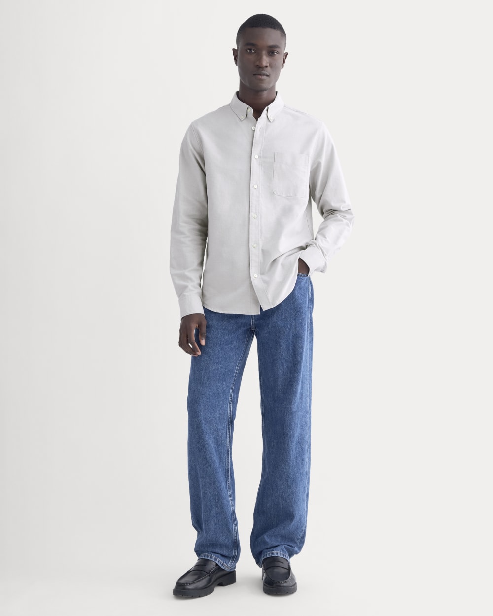 The Classic Oxford Shirt | Grey | Standard Everlane The Classic Oxford Shirt | Grey | Standard Everlane