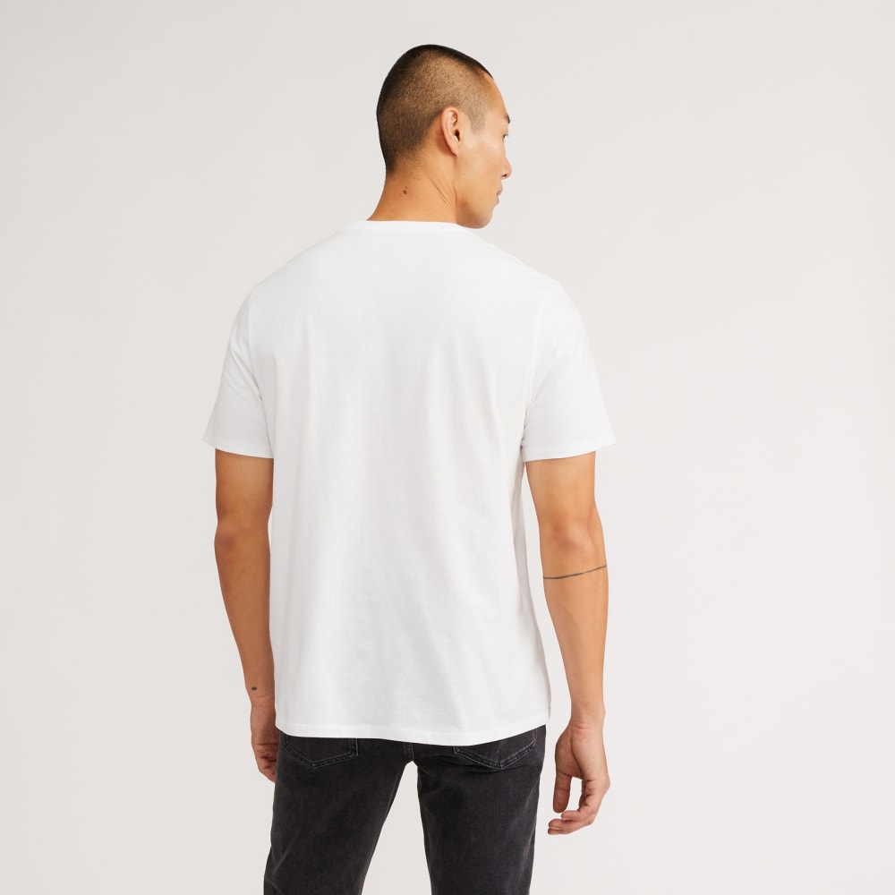 The Premium-Weight Pocket Tee | Uniform | White – Everlane