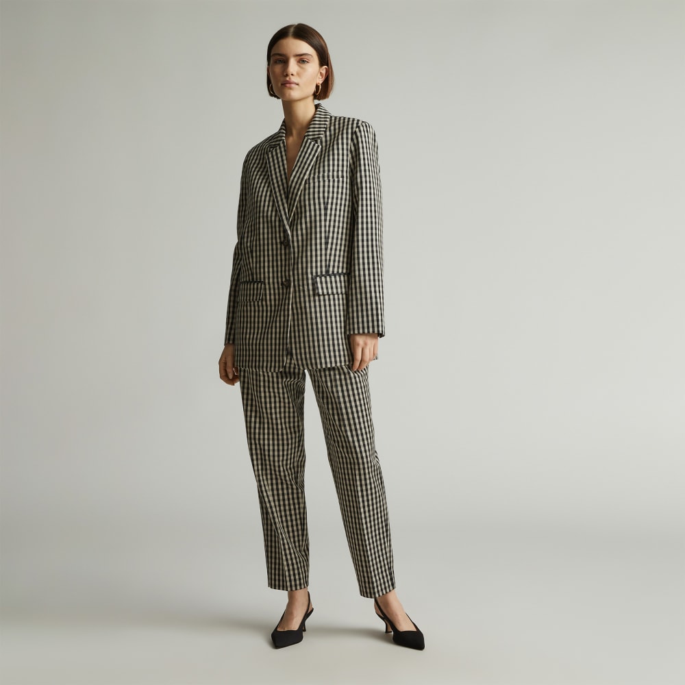 womens-tencel-oversized-blazer-khaki-black