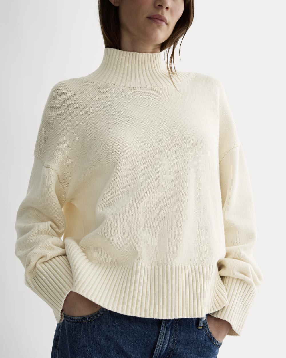 The Boxy Turtleneck in Everyday Cotton | Canvas – Everlane