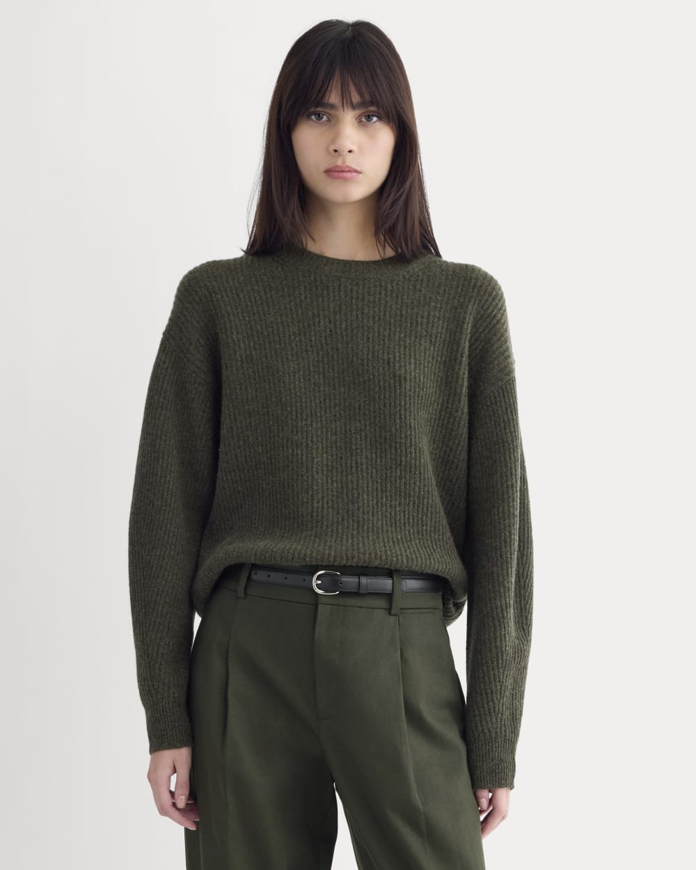 womens-wool-cashmere-cocoon-crew-sweater-heather-beech | primary