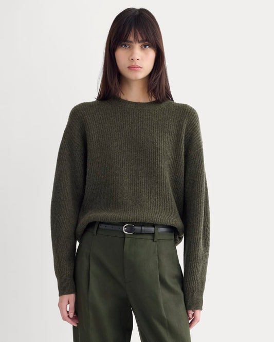 womens-wool-cashmere-cocoon-crew-sweater-heather-beech | primary