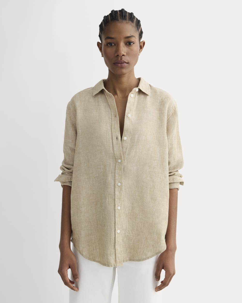 womens-relaxed-linen-shirt-cornstalk-chambray | primary