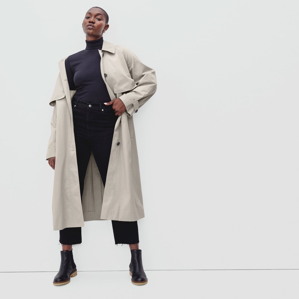 The Long Mac Coat | Stone – Everlane