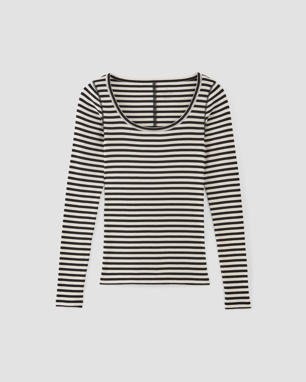 womens-supima-micro-rib-ls-scoop-tee-bone-black | alt