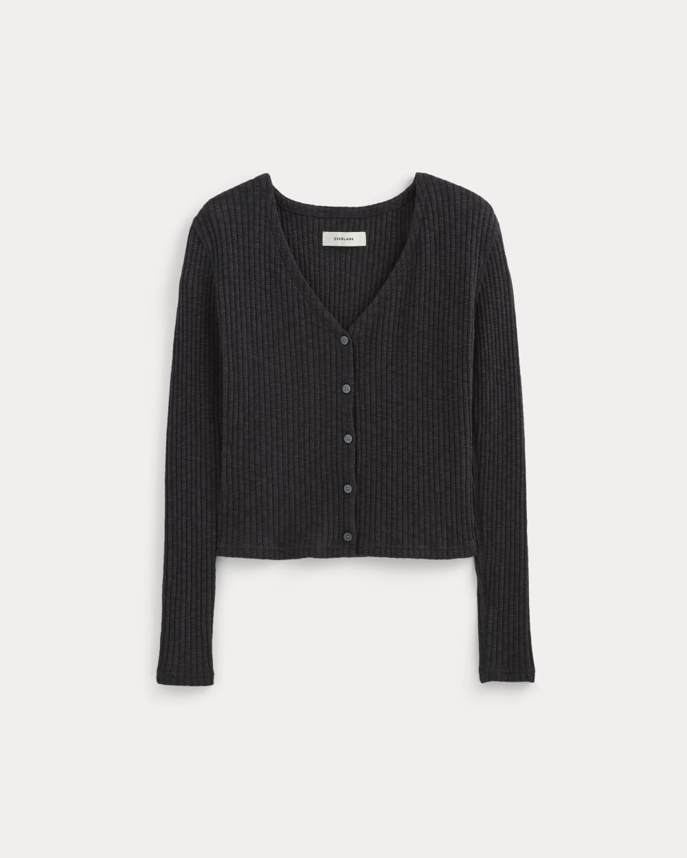 The Cozy Rib Cardigan | Black – Everlane