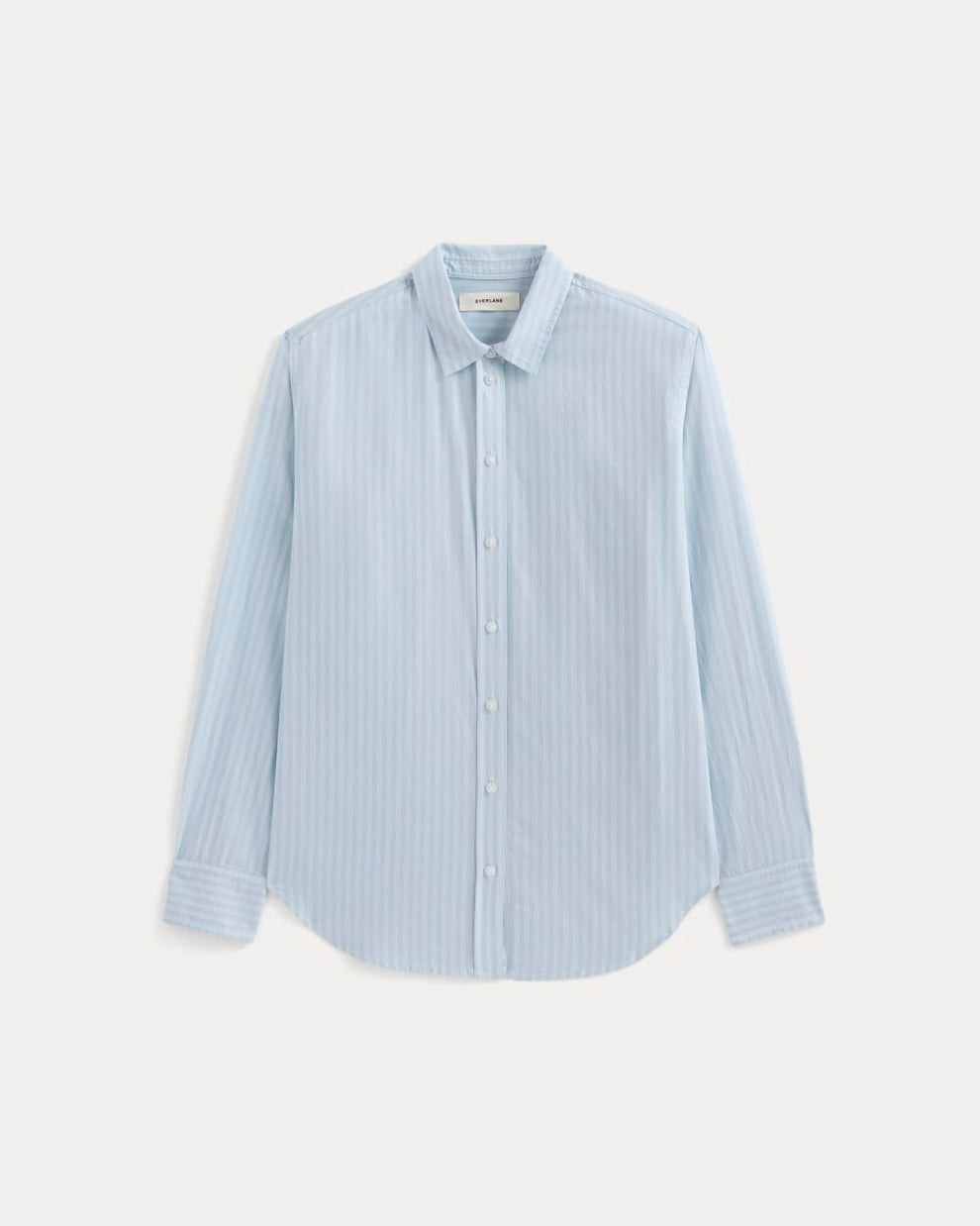 Silky Cotton Button-Down Shirt