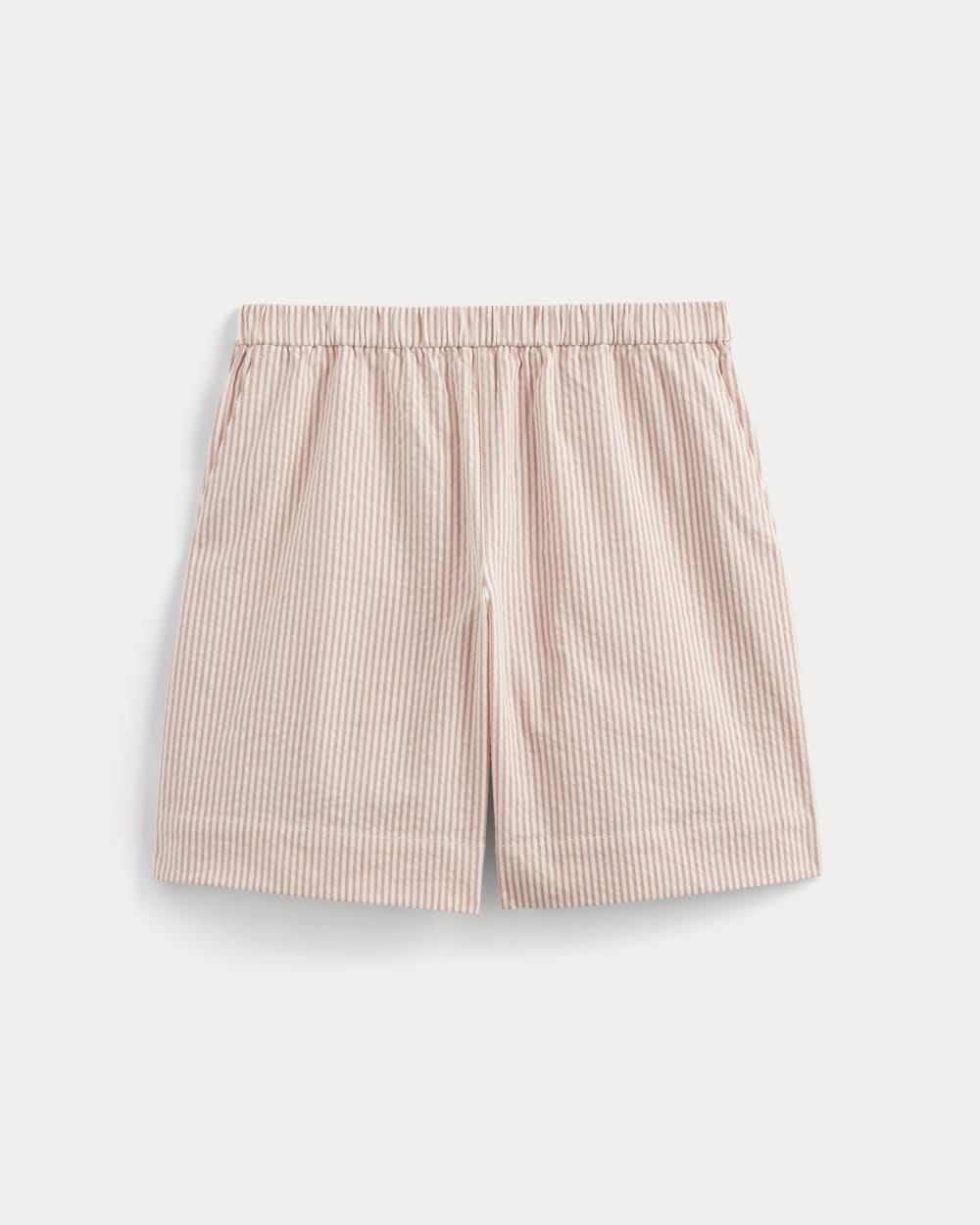 womens-seersucker-pull-on-short-soft-orange | alt