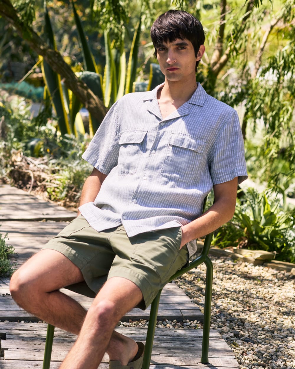 The Canvas Relaxed Short | Lichen Green – Everlane