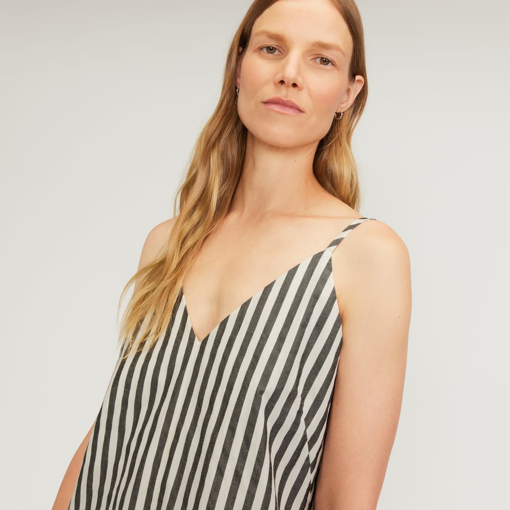 everlane the party slip dress The Satin Square-Neck Slip Dress