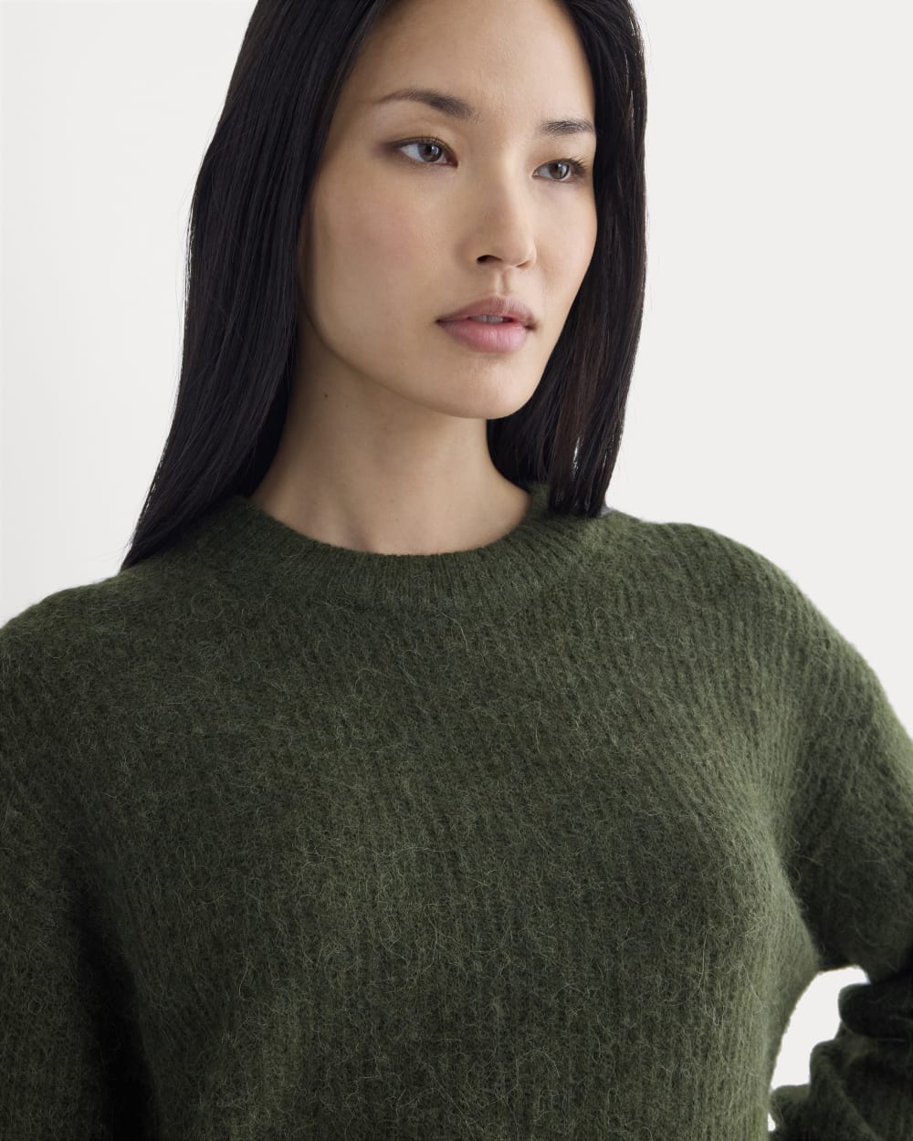 ALEXIA STAM 3way コンチョニット カーキ ALEXIA STAM（アリシアスタン） ニット セーター Zip Up Knit Cardigan