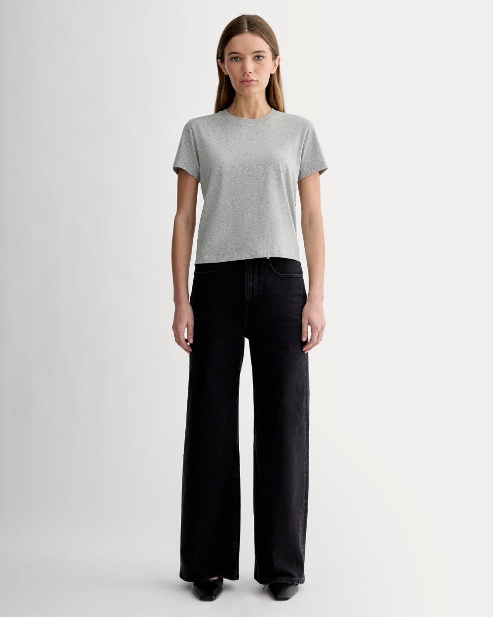 Everlane Box-Cut Tshirt, Essential Cotton