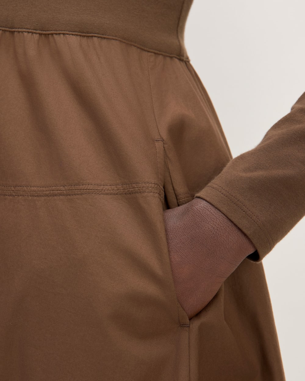 The Long-Sleeve Riviera Dress | Cocoa Everlane The Long-Sleeve Riviera Dress | Cocoa Everlane