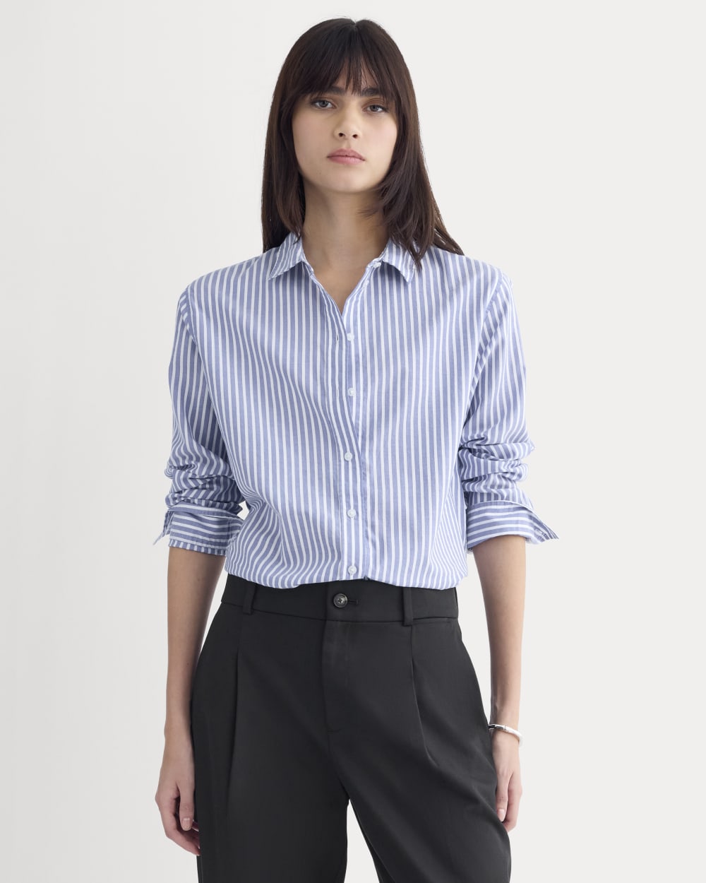 womens-silky-cttn-relaxed-shirt-bone-mazarine-blue | primary