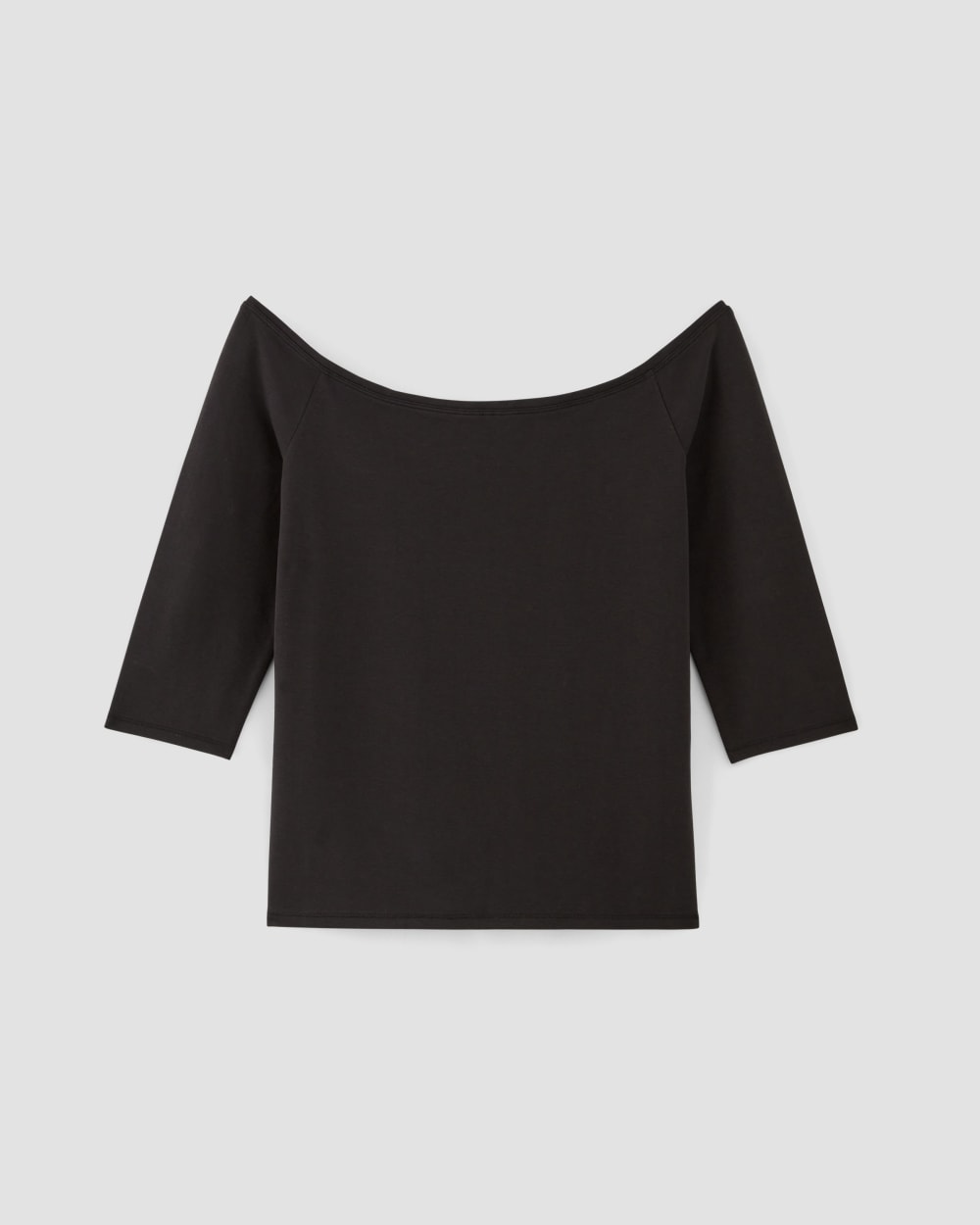 The Form Off-Shoulder Top | Black – Everlane