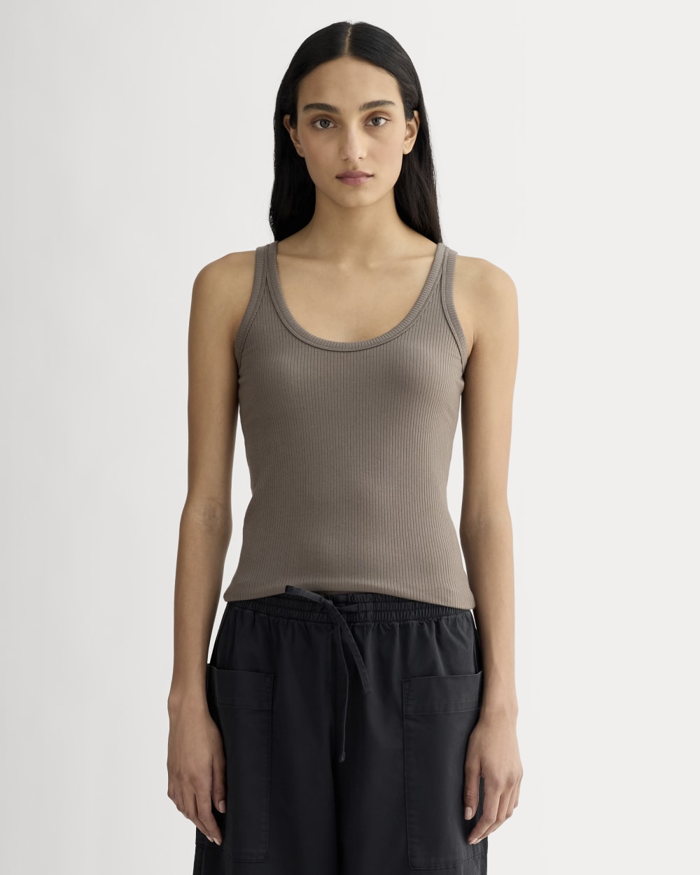 The Shimmy Scoop-Neck Tank