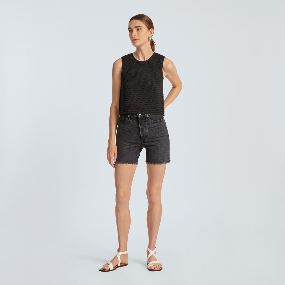 womens-crochet-knit-cami-black