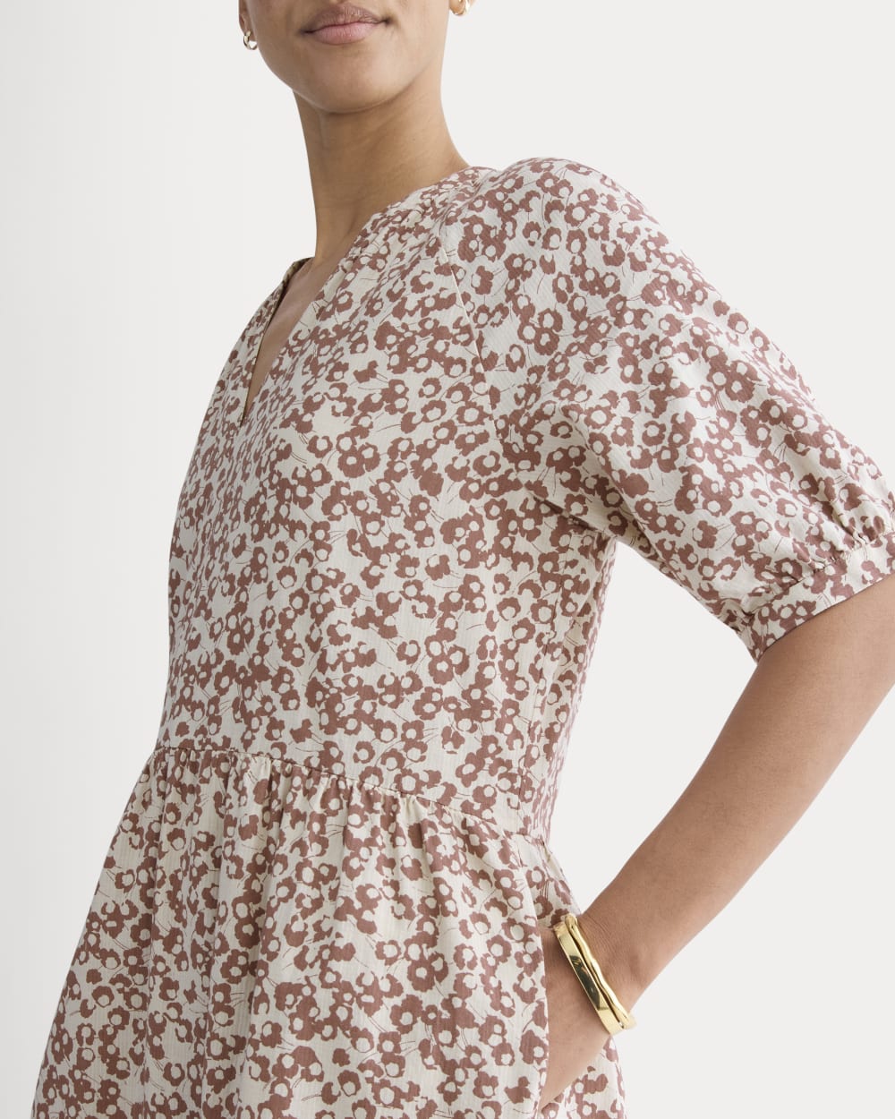 The Farmers Market Dress | Natural / Rose Dusk Floral  Everlane