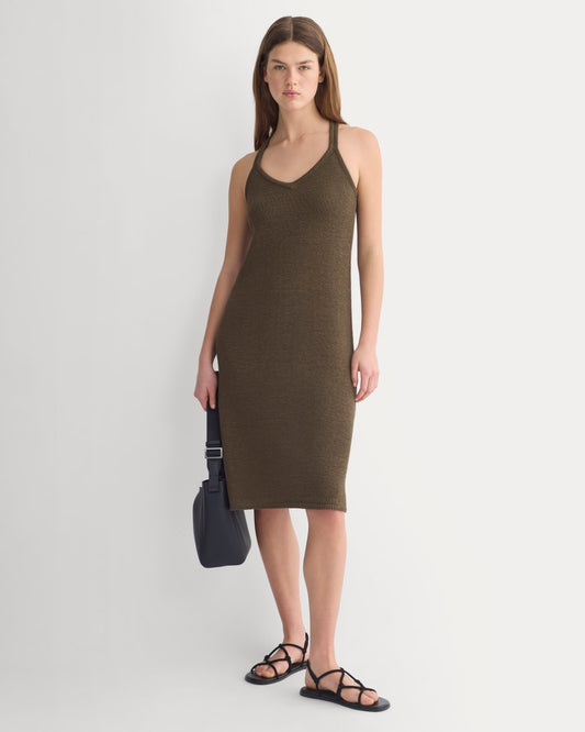 womens-sweater-racerback-midi-dress-beech | primary