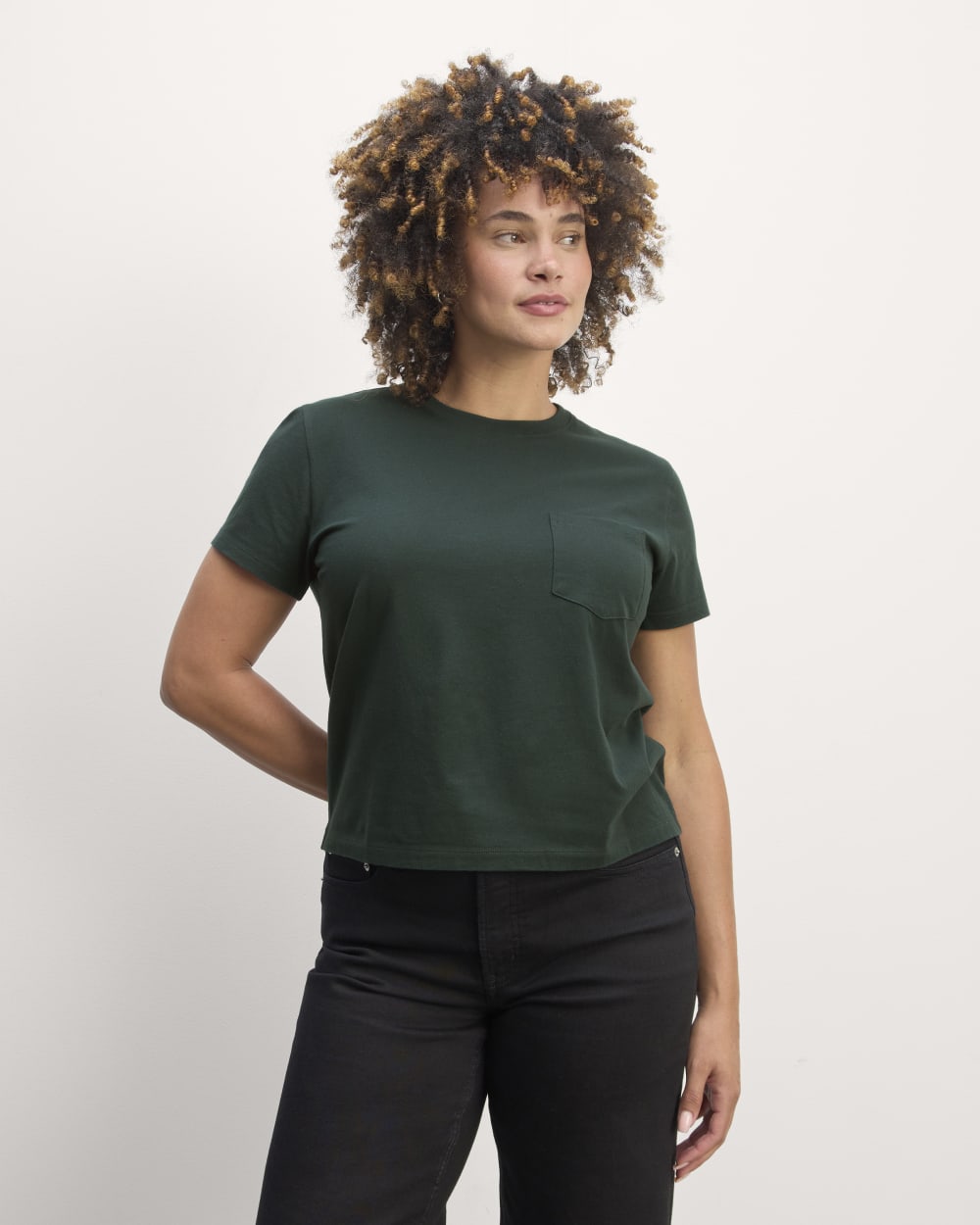 The Box-Cut Tee in Essential Cotton