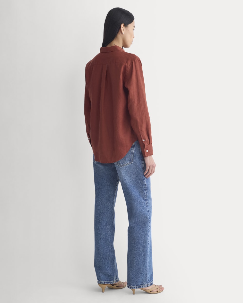 womens-relaxed-linen-shirt-henna-red