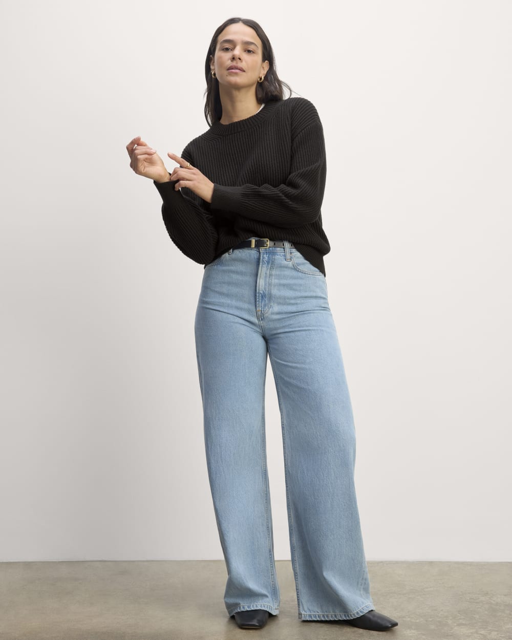 womens-cotton-oversized-cocoon-sweater-black