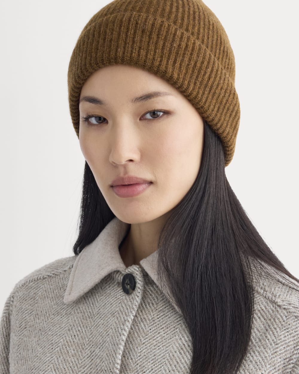 The Cashmere Ribbed Beanie | Heathered Toffee – Everlane