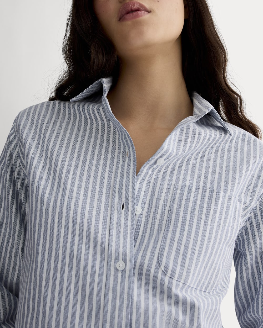 アパルトモン★Americana/Oxford Oversize Shirt Big Oxford ~ Azure – 3sixteen