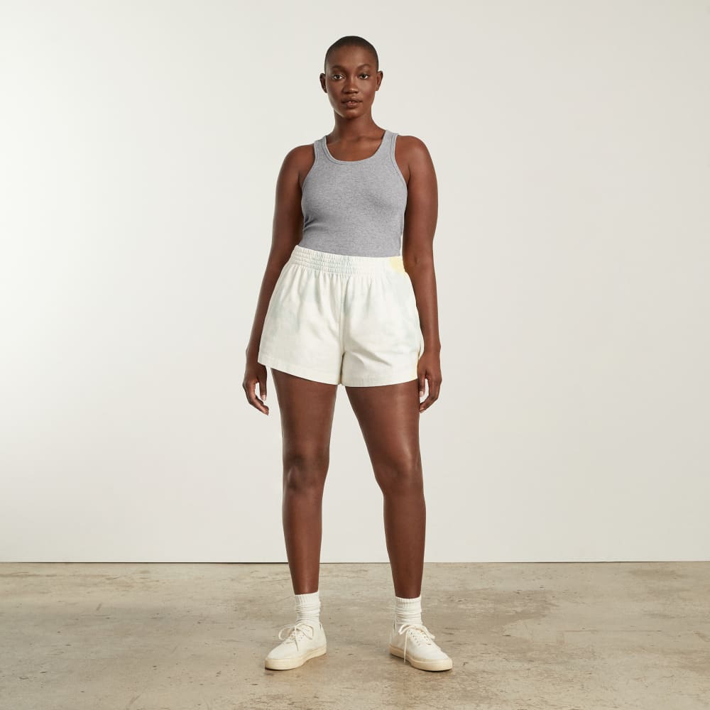 The Pima Micro-Rib U-neck Tank | Heathered Grey – Everlane