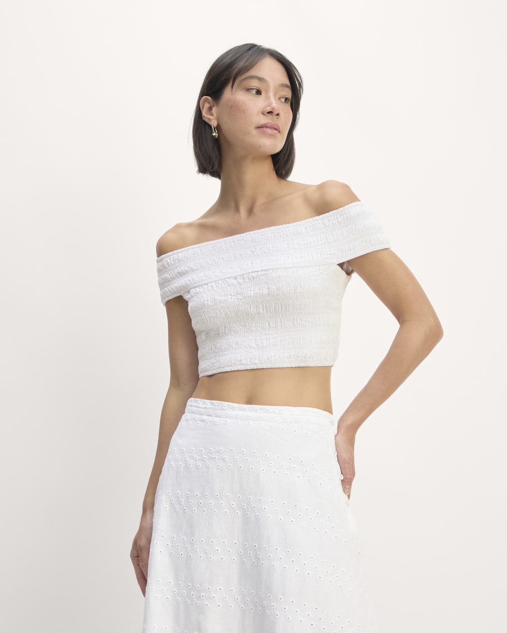 The Gauze Smock Top