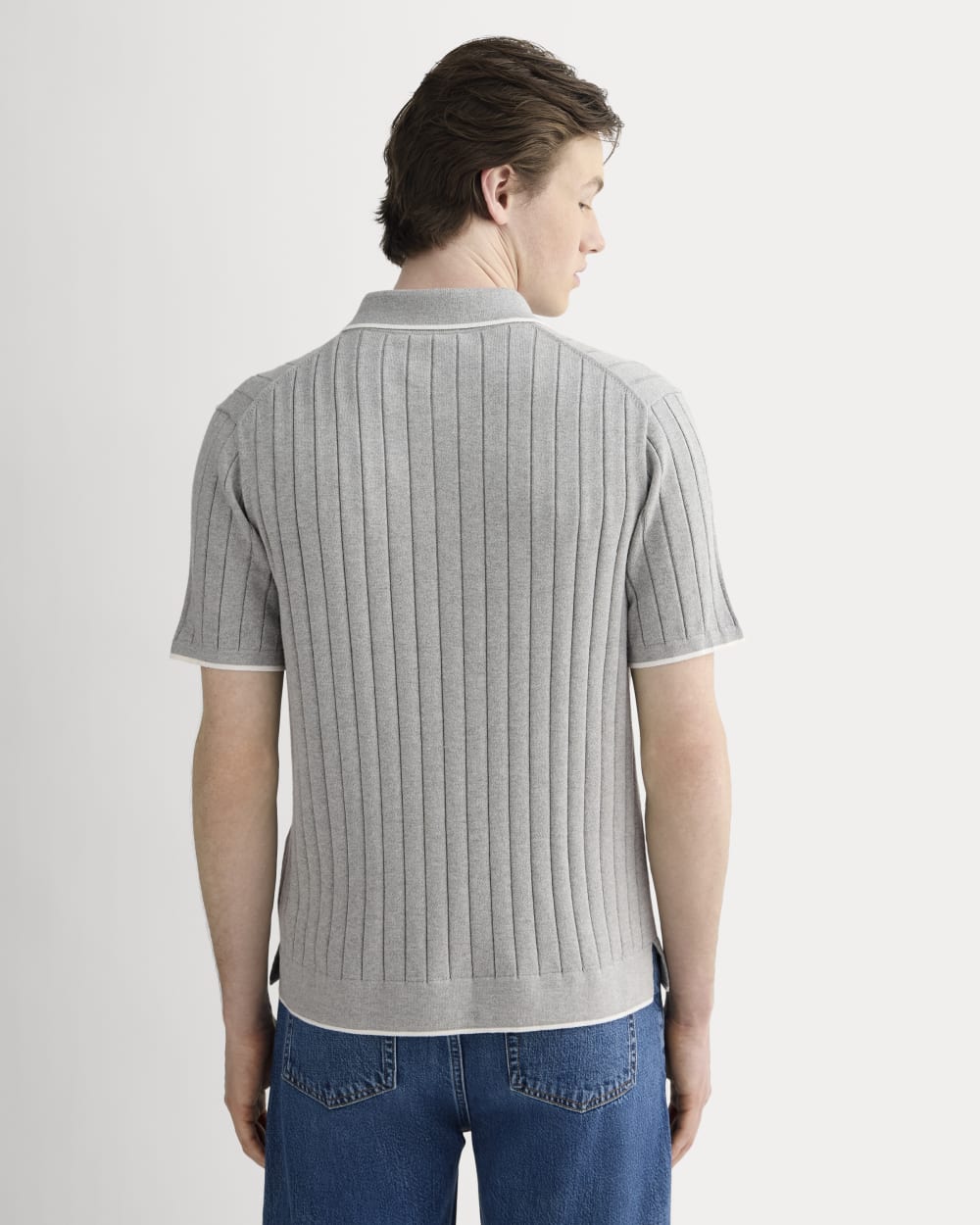 The No-Sweat Button-Down Polo | Heather Grey – Everlane