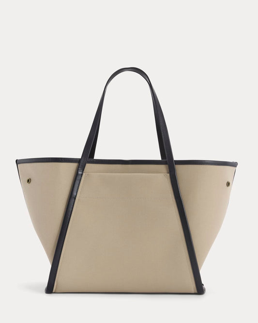 womens-lug-large-canvas-tote-bag-trench-coat-khaki | primary