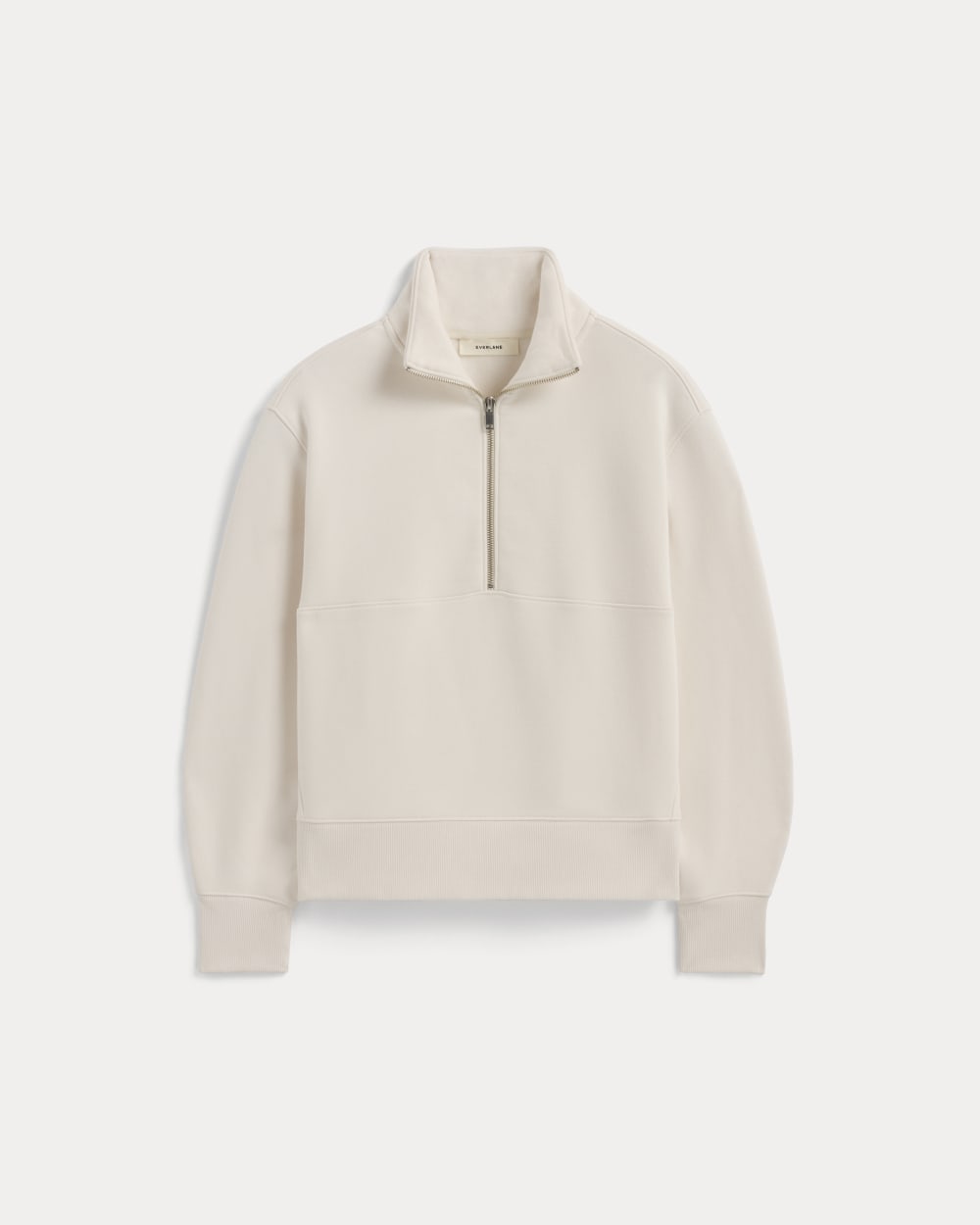 womens-laid-back-fleece-half-zip-sweatshirt-bone | alt