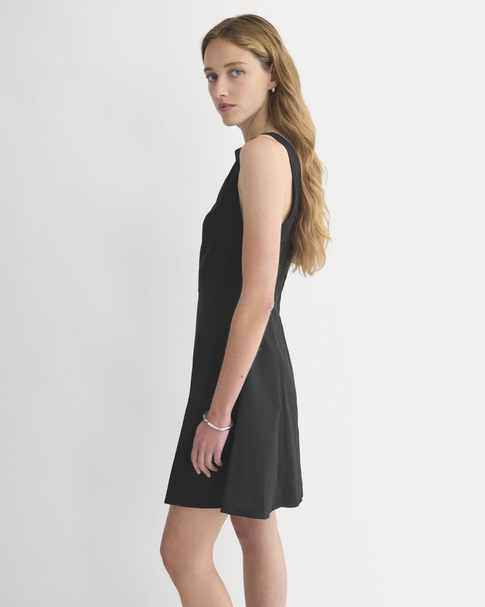 womens-seamed-open-back-mini-dress-black