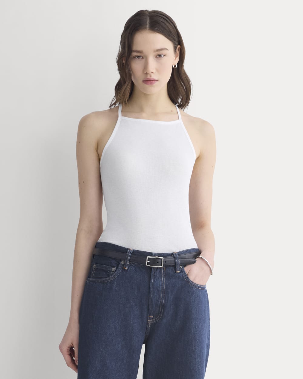womens-tissue-narrow-racerback-tank-white | primary