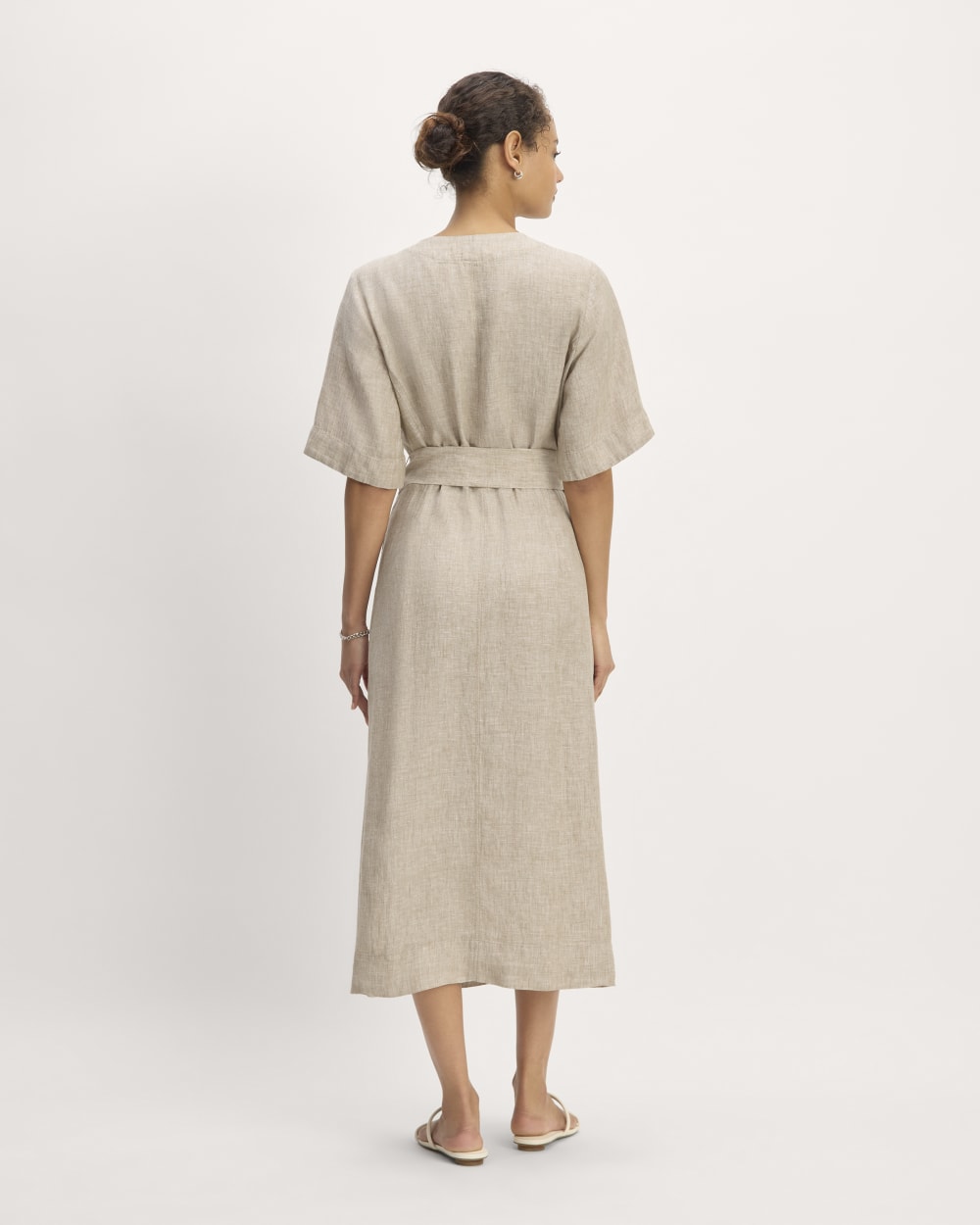 The Wrap Dress in Linen | Cornstalk Chambray Everlane The Wrap Dress in Linen | Cornstalk Chambray Everlane