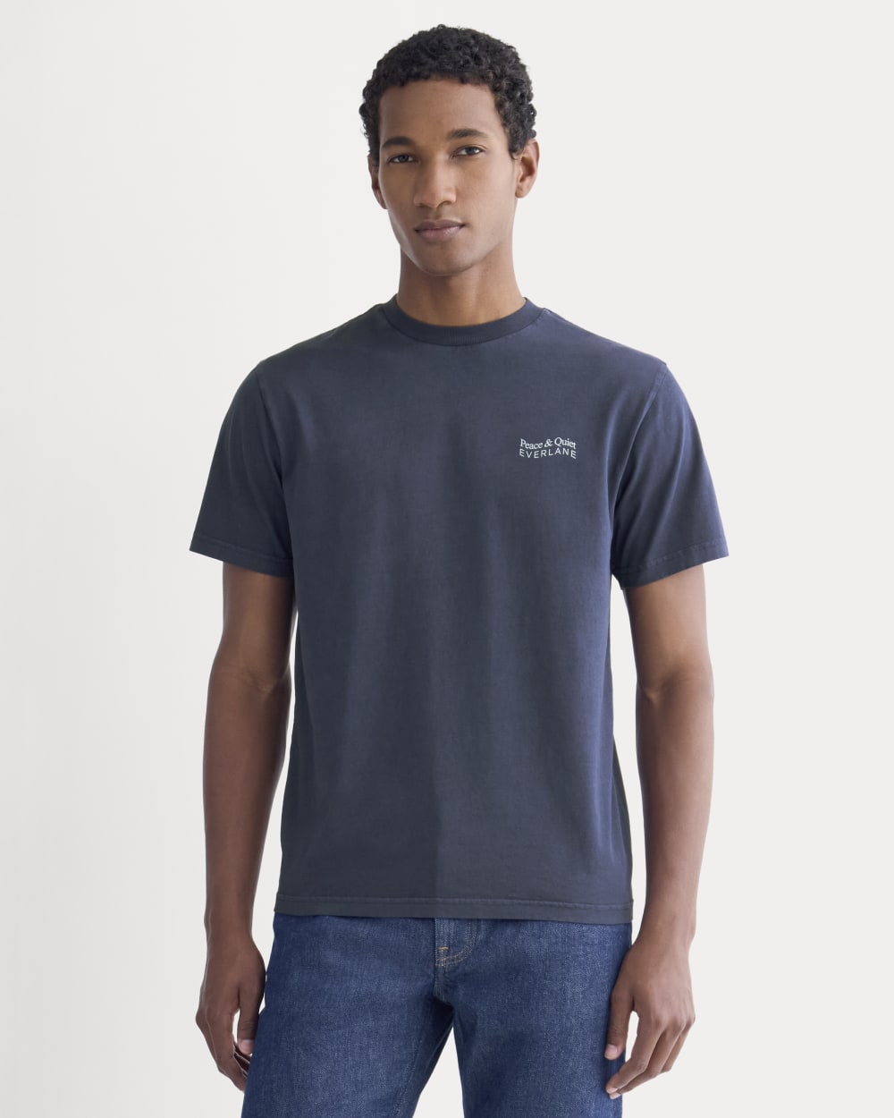 mens-peace-and-quiet-graphic-tee-mopq-navy | primary