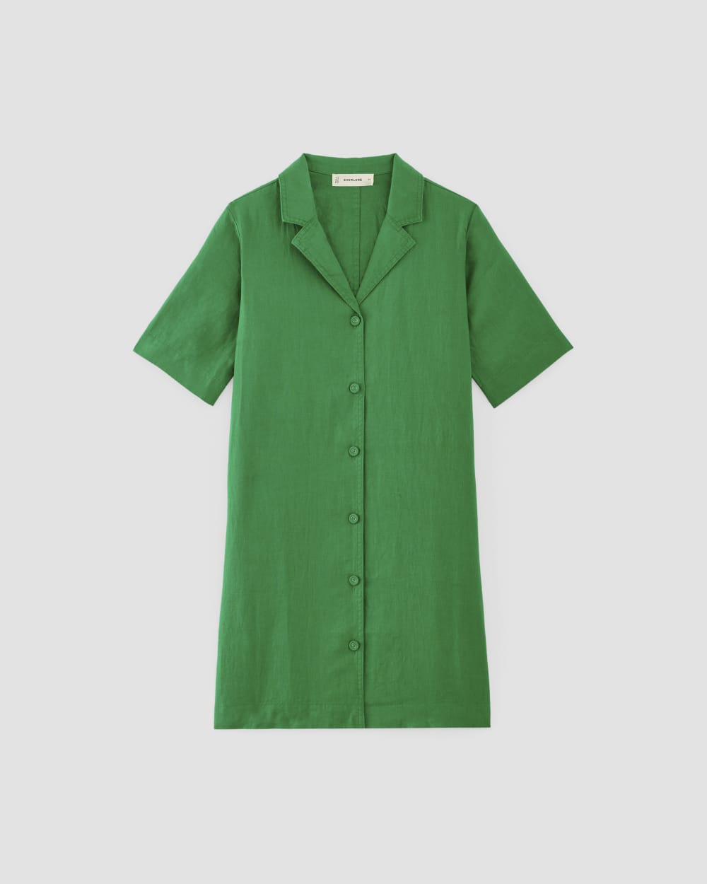 The Shirtdress in Linen | Grass Green Everlane The Shirtdress in Linen | Grass Green Everlane