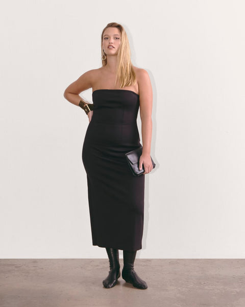 The Dream Strapless Dress | Black Everlane The Dream Strapless Dress | Black Everlane